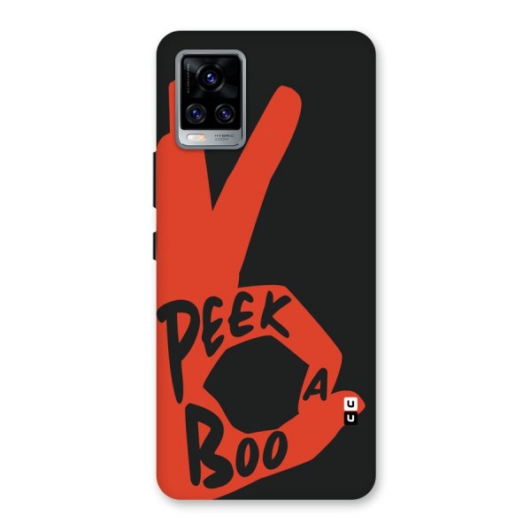 Peek-a-boo Back Case for Vivo V20 Pro