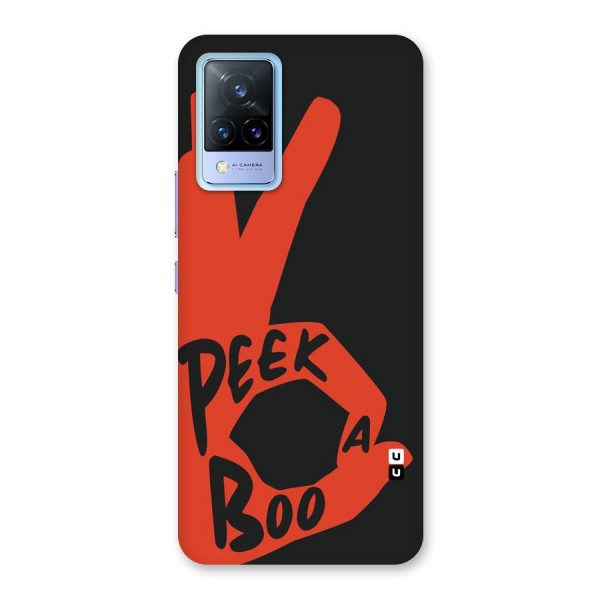 Peek-a-boo Back Case for Vivo V21 5G