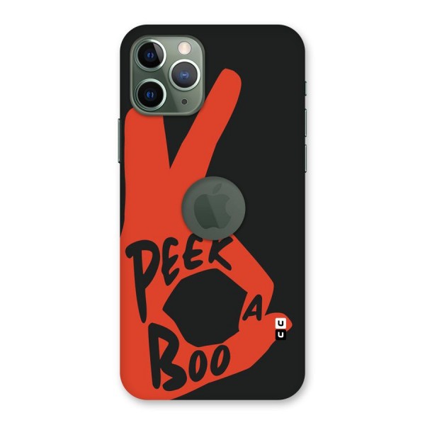 Peek-a-boo Back Case for iPhone 11 Pro Logo  Cut