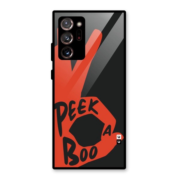 Peek-a-boo Glass Back Case for Galaxy Note 20 Ultra