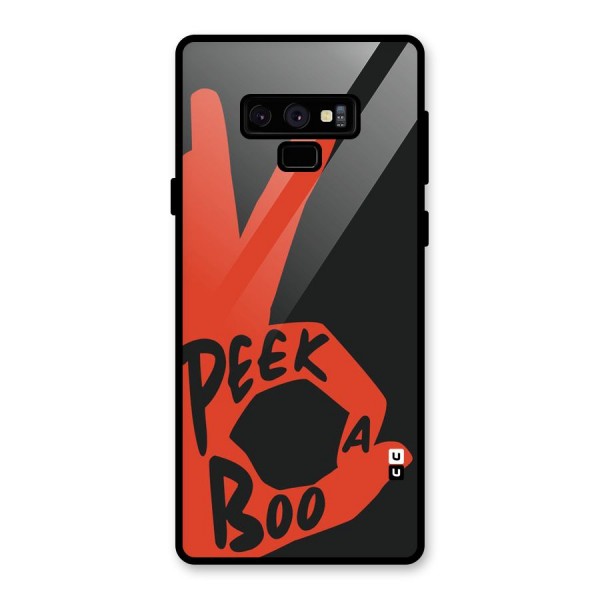 Peek-a-boo Glass Back Case for Galaxy Note 9