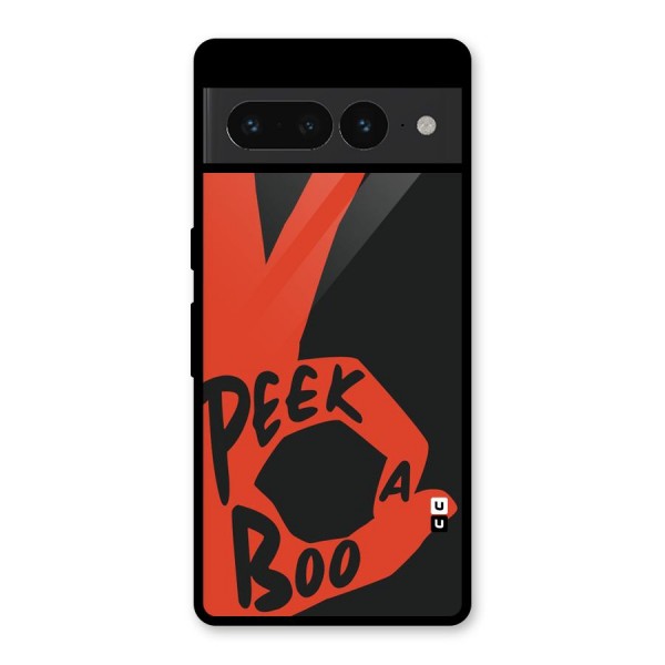 Peek-a-boo Glass Back Case for Google Pixel 7 Pro