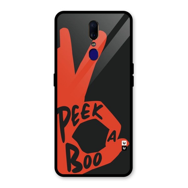 Peek-a-boo Glass Back Case for Oppo F11