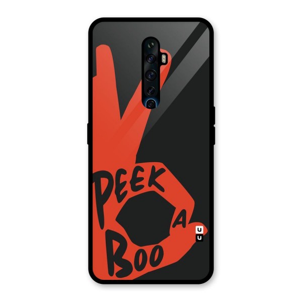 Peek-a-boo Glass Back Case for Oppo Reno2 Z