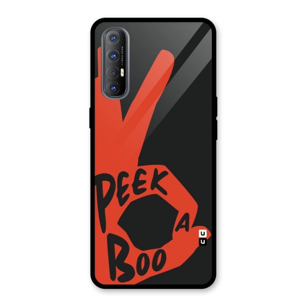 Peek-a-boo Glass Back Case for Oppo Reno3 Pro