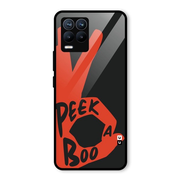 Peek-a-boo Glass Back Case for Realme 8 Pro