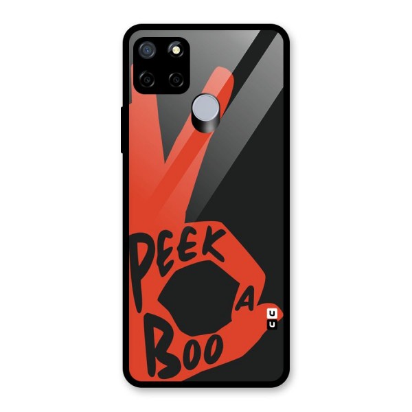 Peek-a-boo Glass Back Case for Realme C12