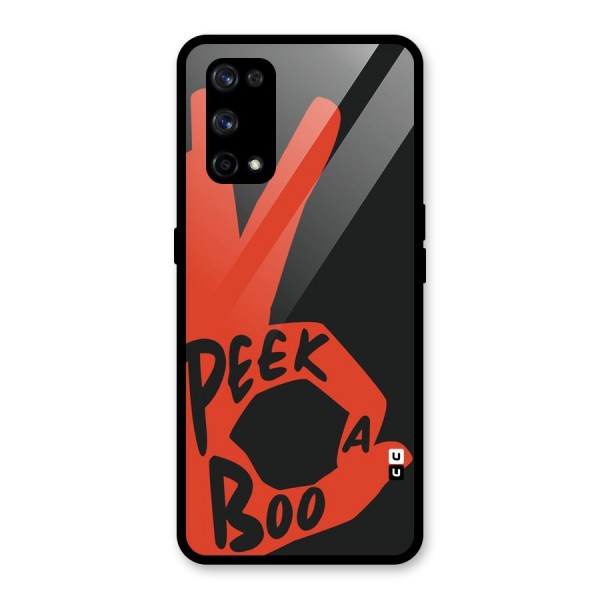 Peek-a-boo Glass Back Case for Realme X7 Pro