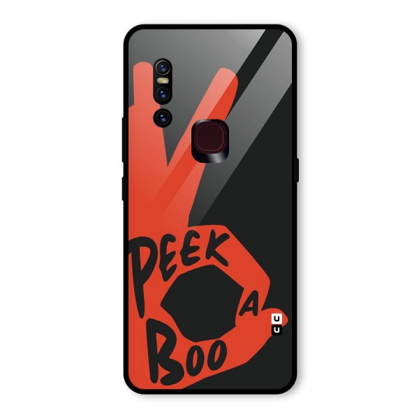 Peek-a-boo Glass Back Case for Vivo V15