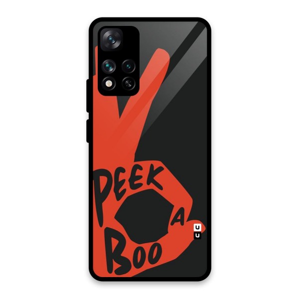 Peek-a-boo Glass Back Case for Xiaomi 11i 5G