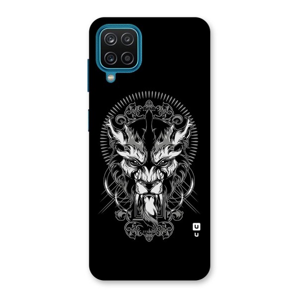 Pencil Art Lion Illustration Back Case for Galaxy F12