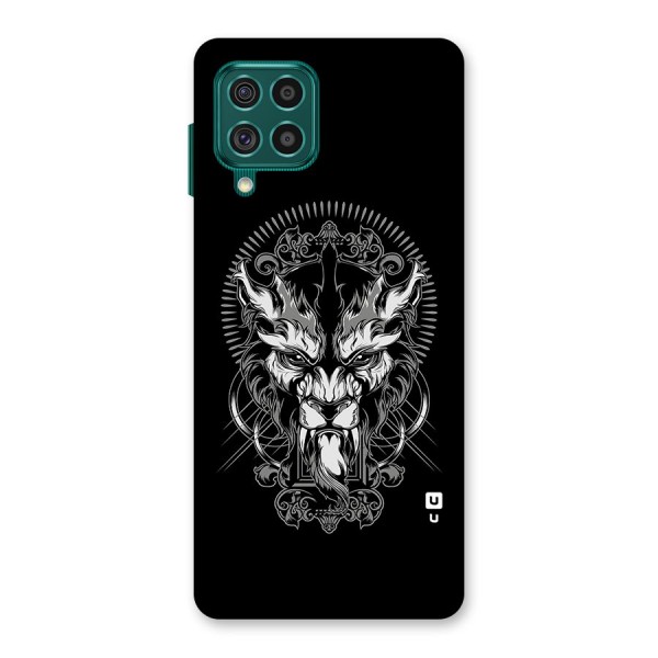 Pencil Art Lion Illustration Back Case for Galaxy F62