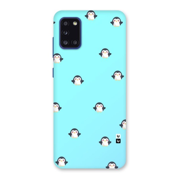 Penguins Pattern Print Back Case for Galaxy A31