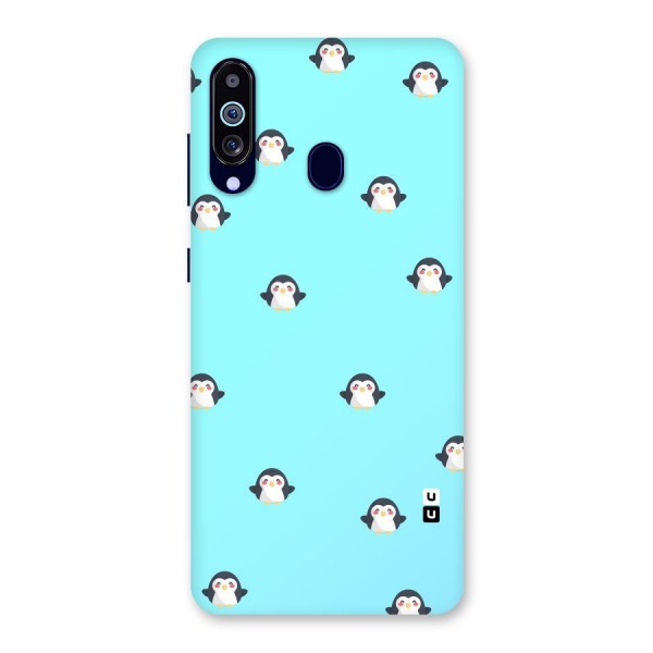 Penguins Pattern Print Back Case for Galaxy A60