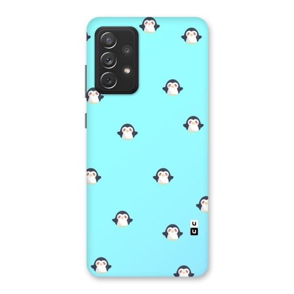 Penguins Pattern Print Back Case for Galaxy A72