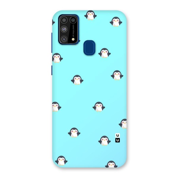 Penguins Pattern Print Back Case for Galaxy F41