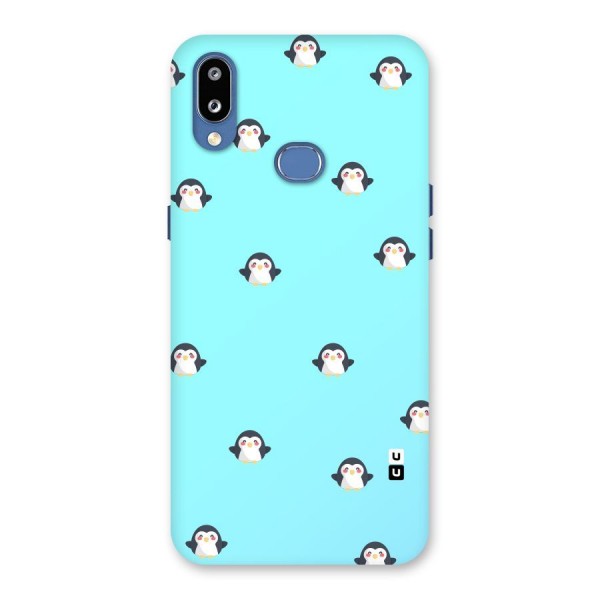 Penguins Pattern Print Back Case for Galaxy M01s