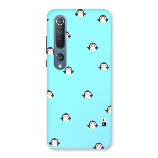 Penguins Pattern Print Back Case for Mi 10