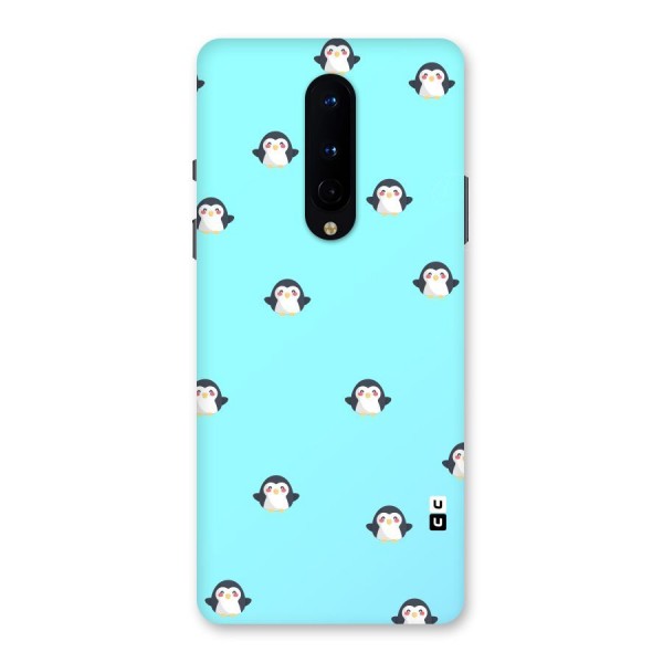 Penguins Pattern Print Back Case for OnePlus 8