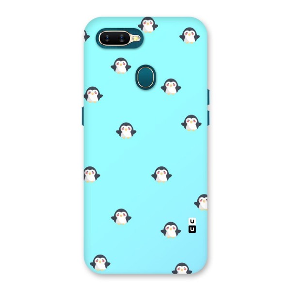 Penguins Pattern Print Back Case for Oppo A7