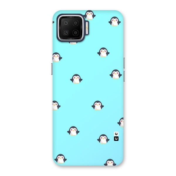 Penguins Pattern Print Back Case for Oppo F17