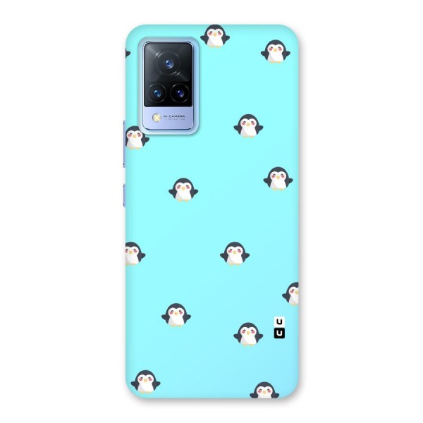 Penguins Pattern Print Back Case for Vivo V21 5G