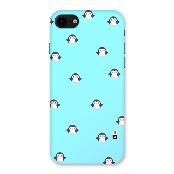 Penguins Pattern Print Back Case for iPhone SE 2020