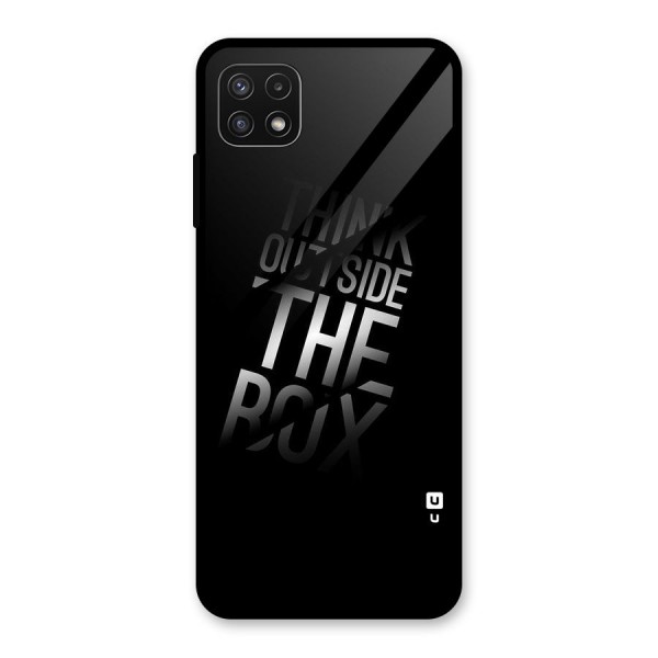 Perspective Thinking Glass Back Case for Galaxy A22 5G