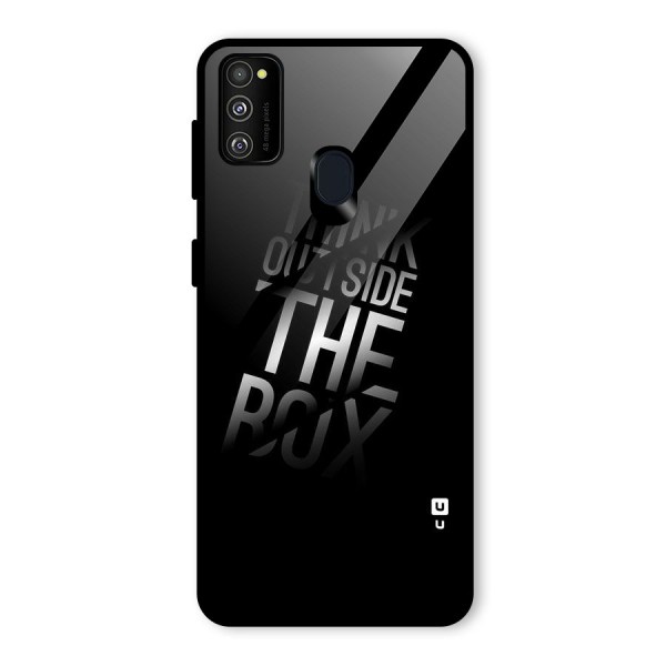 Perspective Thinking Glass Back Case for Galaxy M21