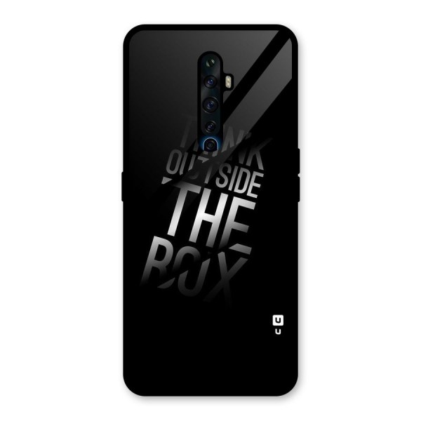 Perspective Thinking Glass Back Case for Oppo Reno2 Z