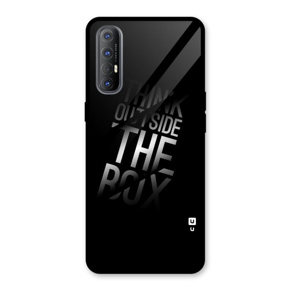 Perspective Thinking Glass Back Case for Oppo Reno3 Pro