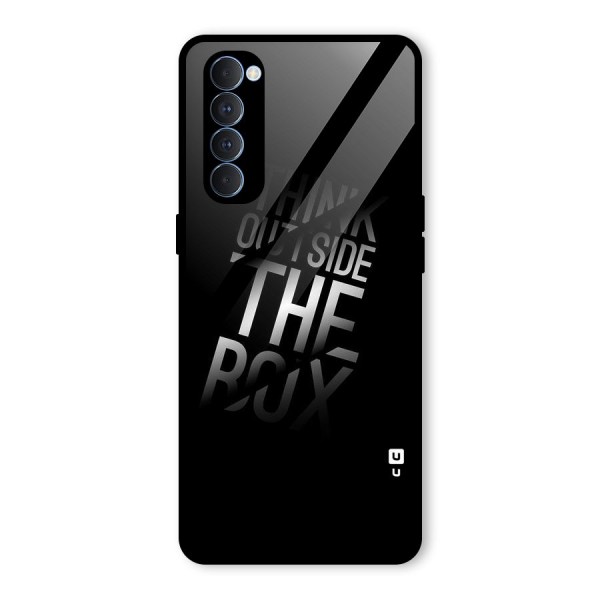 Perspective Thinking Glass Back Case for Oppo Reno4 Pro