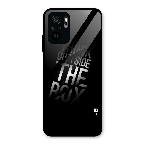 Perspective Thinking Glass Back Case for Redmi Note 10