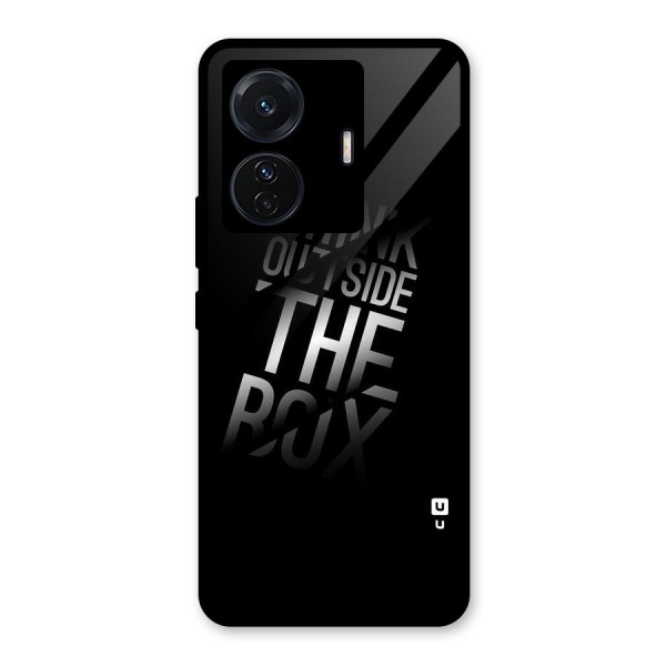 Perspective Thinking Glass Back Case for Vivo T1 Pro