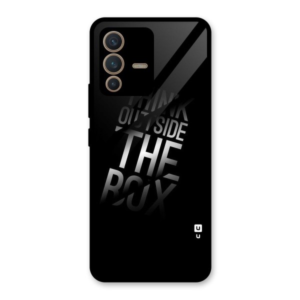 Perspective Thinking Glass Back Case for Vivo V23 5G