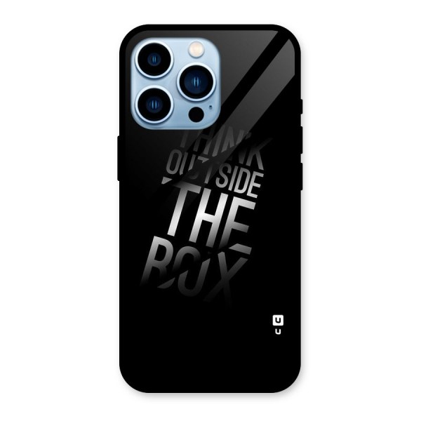 Perspective Thinking Glass Back Case for iPhone 13 Pro