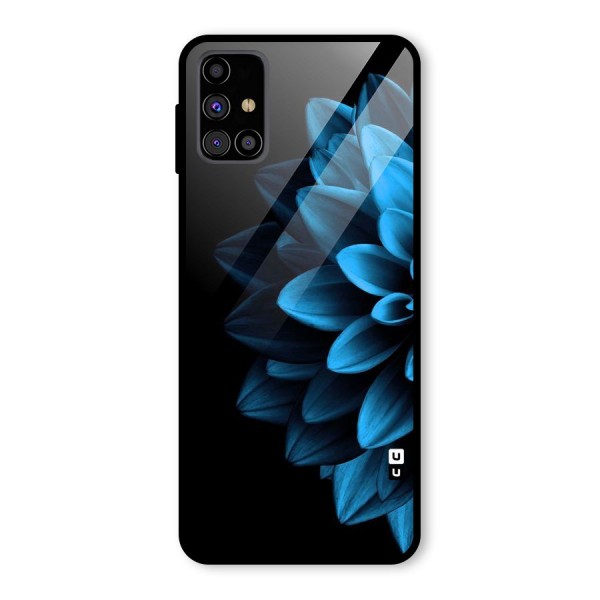 Petals In Blue Glass Back Case for Galaxy M31s