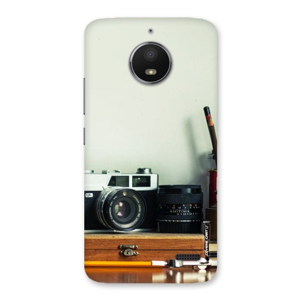 Photographer Desk Back Case for Moto E4