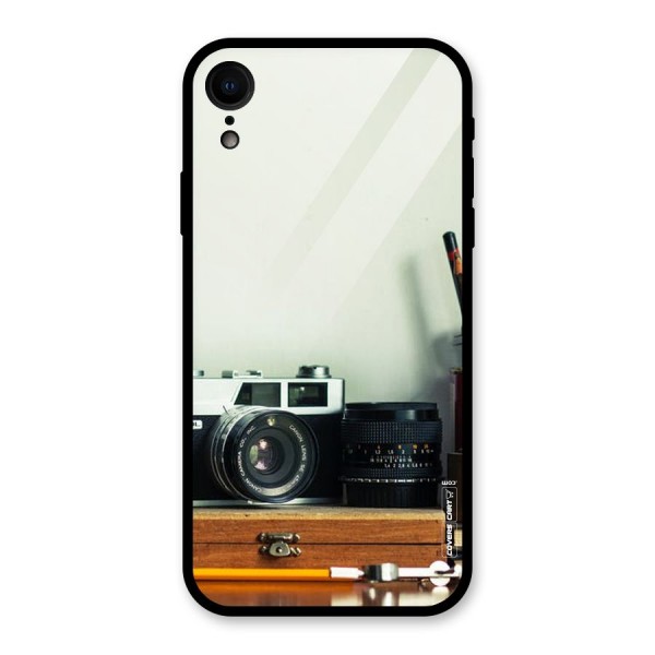 Photographer Desk Glass Back Case for XR