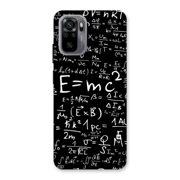 Physics Equation Back Case for Redmi Note 10