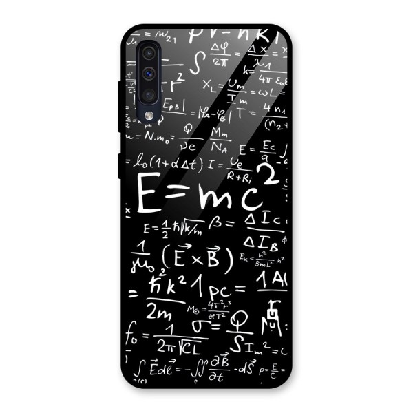 Physics Equation Glass Back Case for Galaxy A50s