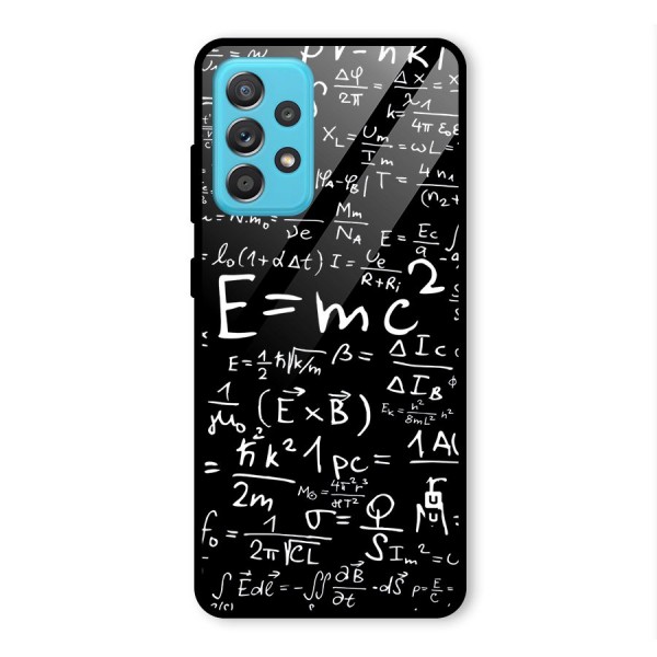 Physics Equation Glass Back Case for Galaxy A52s 5G