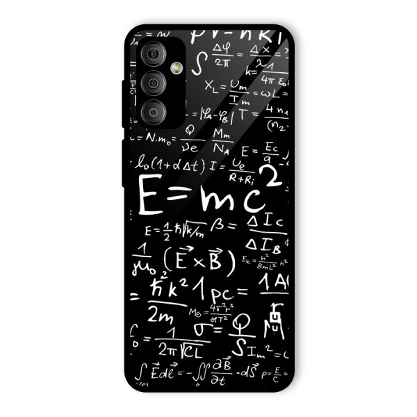 Physics Equation Glass Back Case for Galaxy F23