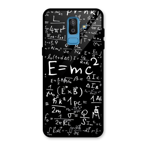 Physics Equation Glass Back Case for Galaxy J8