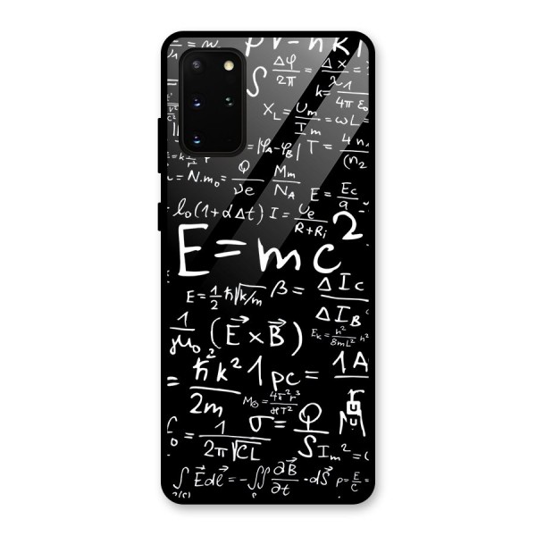 Physics Equation Glass Back Case for Galaxy S20 Plus