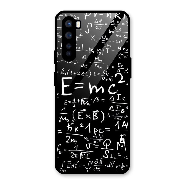 Physics Equation Glass Back Case for OnePlus Nord