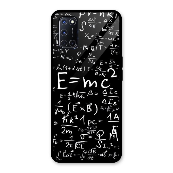 Physics Equation Glass Back Case for Oppo A52