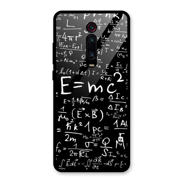 Physics Equation Glass Back Case for Redmi K20 Pro