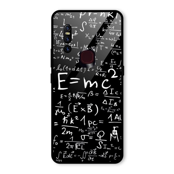 Physics Equation Glass Back Case for Vivo V15