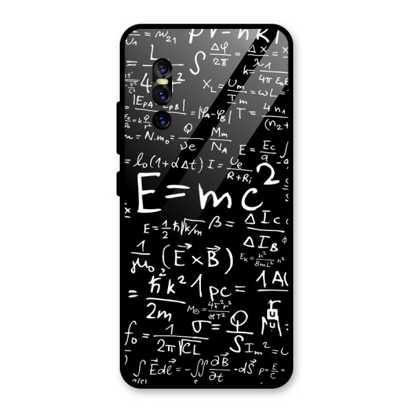 Physics Equation Glass Back Case for Vivo V15 Pro